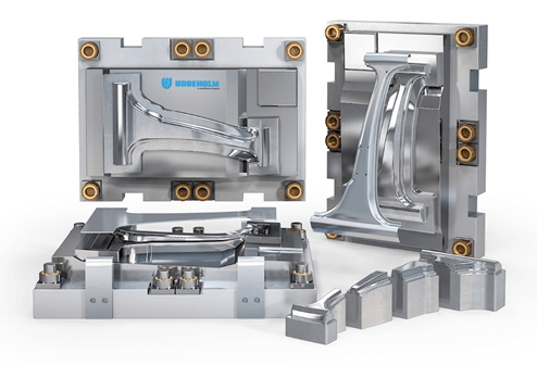 Tool steel mould